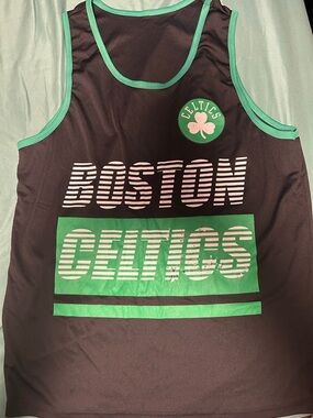Boston Celtics Black & Green Tank Top